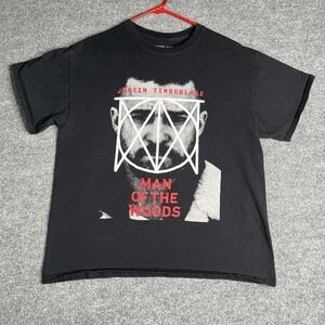 Justin Timberlake Man Of The Woods Tour T-shirt Adult Large Double Sided Concert